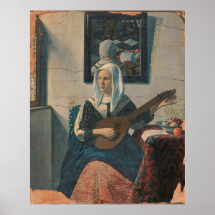 Frau spielt die Zittern — Van Meegeren Poster