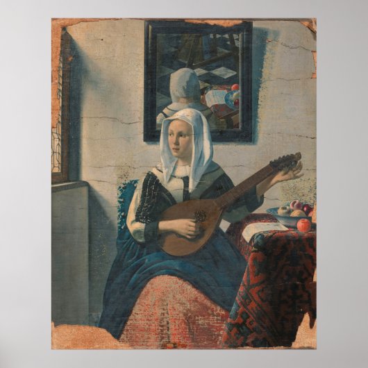 Frau spielt die Zittern — Van Meegeren Poster (Vorne)