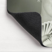 Frau spielt Karten Mousepad (Ecke)