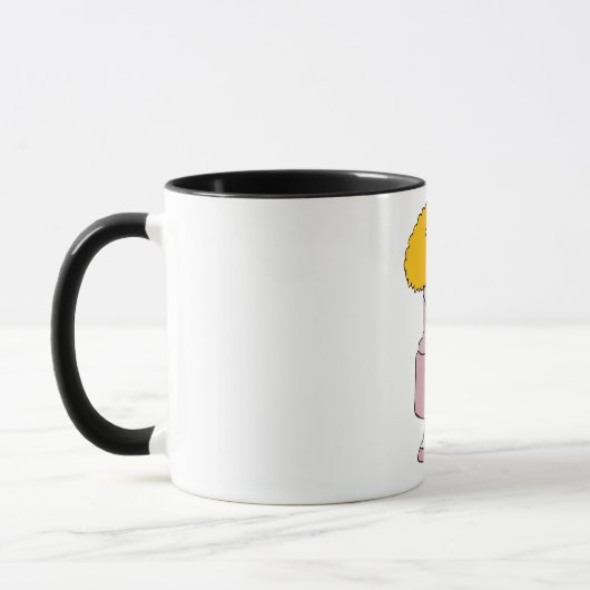 Frau spielt Klarinette-Tasse Tasse (Links)
