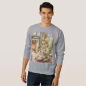 Frau Stitchy zu Weihnachten Sweatshirt (Vorne ganz)