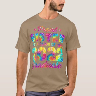 Frau stolz Schwester einer Klasse von 2022 Graduat T-Shirt