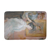 Frau Styling Daughter's Hair (von Berthe Morisot) Badematte (Vorderseite)