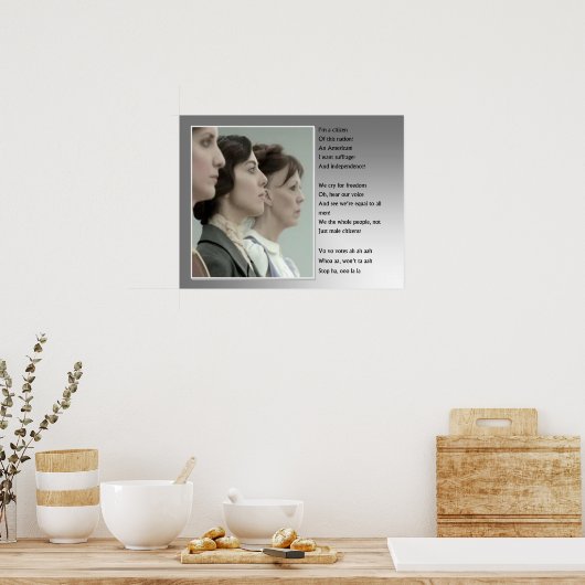 Frau Suffrage Poster (Küche)