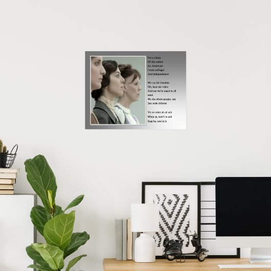 Frau Suffrage Poster (Heimbüro)