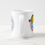 Frau Sunshine - Abstimmung für mich Jumbo-Tasse (Rückseite)