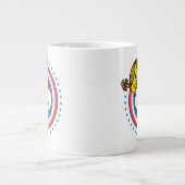 Frau Sunshine - Abstimmung für mich Jumbo-Tasse (Vorderseite)