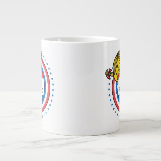 Frau Sunshine - Abstimmung für mich Jumbo-Tasse (Vorderseite)