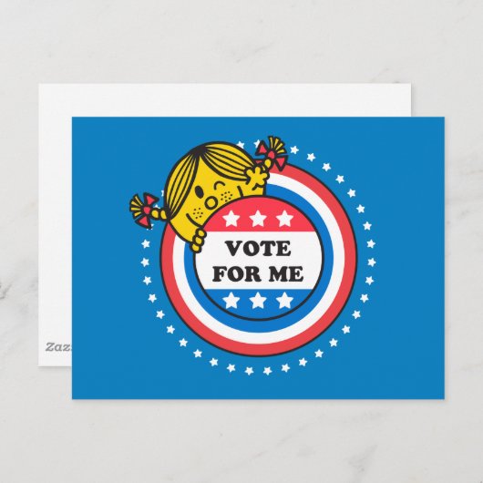 Frau Sunshine - Abstimmung für mich Postkarte (Vorne/Hinten)