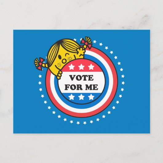 Frau Sunshine - Abstimmung für mich Postkarte (Vorderseite)