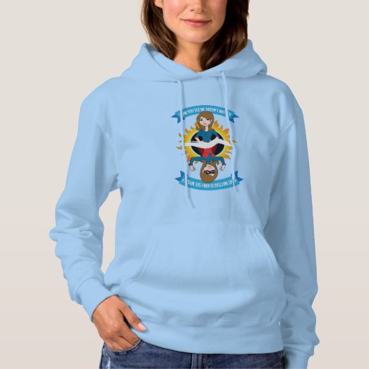 Frau/Superheldin "How You See Me" Frauen Hoodie (Vorderseite)