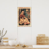 FRAU SUPERSTAR Film Old Shanghai Werbung Poster (Küche)