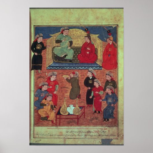 Frau Supp. Pers.Arghan Khan mit zwei seiner Poster (Vorne)