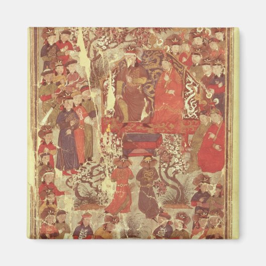 Frau Supp. Pers.Genghis Khan und seine Ehefrau Magnet (Vorne)