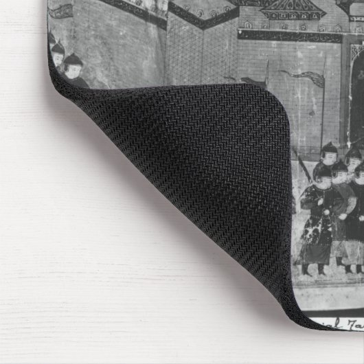 Frau Suppl PersanMongols unter der Führung Mousepad (Ecke)