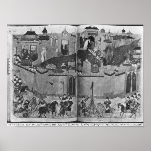 Frau Suppl PersanMongols unter Leitung Poster