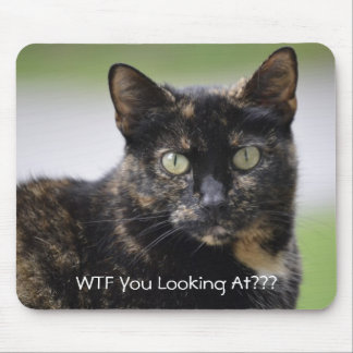 Frau Sweetpea das Tortie Mousepad