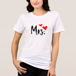 Frau T - Shirt - Design der Niedlichen Ehefrau des