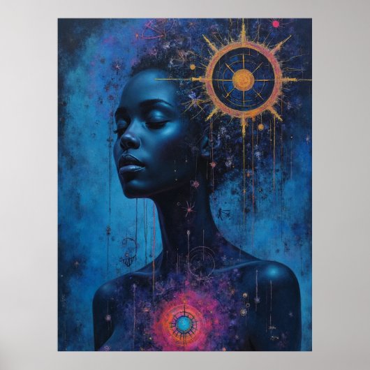 Frau Tarot Poster (Vorne)