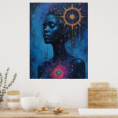 Frau Tarot Poster (Küche)