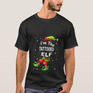 Frau Tattooed Elf Matching Family Group Christma T-Shirt