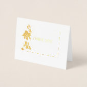 Frau Teen kids pageant Foto Orchid Vielen Dank Folienkarte (Vorderseite)