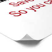 Frau telefoniert, Vintages Foto Poster (Ecke)