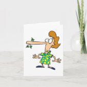 Frau Telling Lies Karte (Vorderseite)