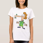 Frau Telling Lies T-Shirt (Vorderseite)