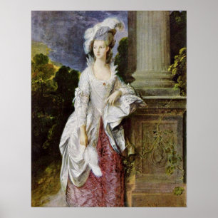 Frau Thomas Graham durch Thomas Gainsborough Poster