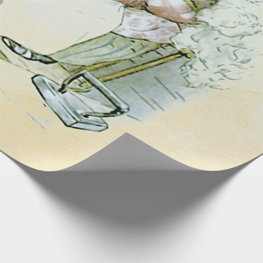 Frau Tiggy-Winkle 1 Geschenkpapier (Ecke)