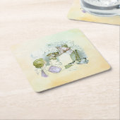 Frau Tiggy-Winkle 1 Rechteckiger Pappuntersetzer (angewinkelt)