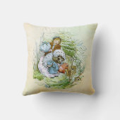 Frau Tiggy-Winkle 1 Tissue Paper Kissen (Rückseite)