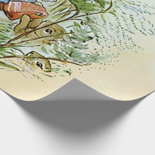 Frau Tiggy-Winkle 6 Teller Geschenkpapier (Ecke)