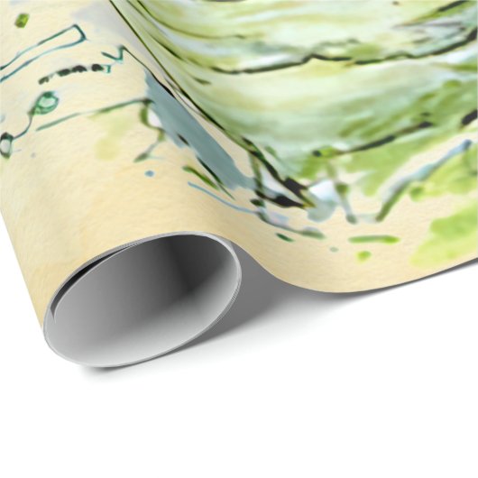 Frau Tiggy-Winkle 6 Teller Geschenkpapier (Rolleneckpunkt)