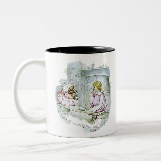 Frau Tiggy-Winkle machte Lucie eine Tasse Tee (Links)