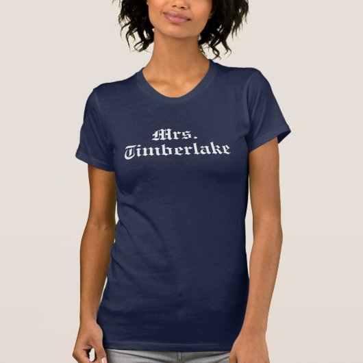 Frau Timberlake T-Shirt (Vorderseite)
