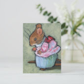 FRAU TITTLEMOUSE #2 nach B. Potter Postkarte (Stehend Vorderseite)