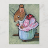 FRAU TITTLEMOUSE #2 nach B. Potter Postkarte (Vorderseite)