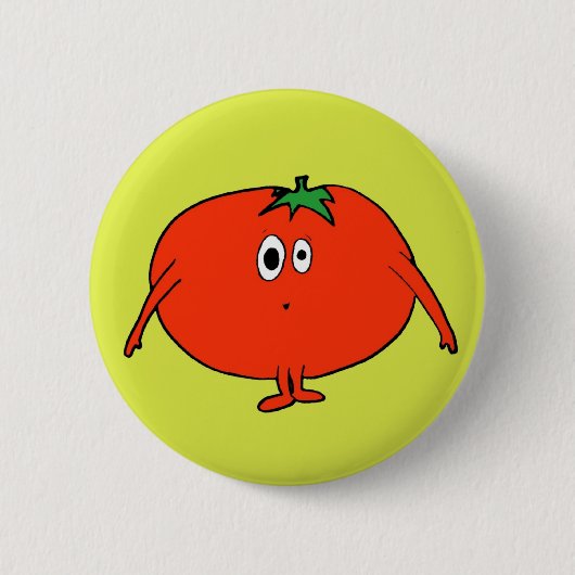 Frau Tomato Button (Vorderseite)