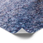 Frau trägt blaue Denim-Jacke und kurze Hosen Poster (Ecke)