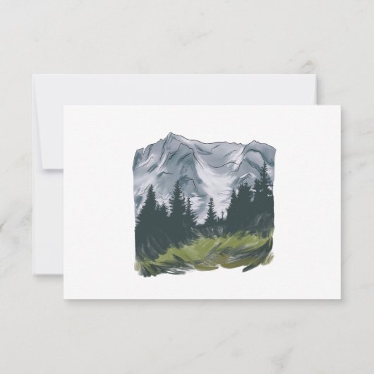 Frau Travel Brautparty RSVP Card (Rückseite)