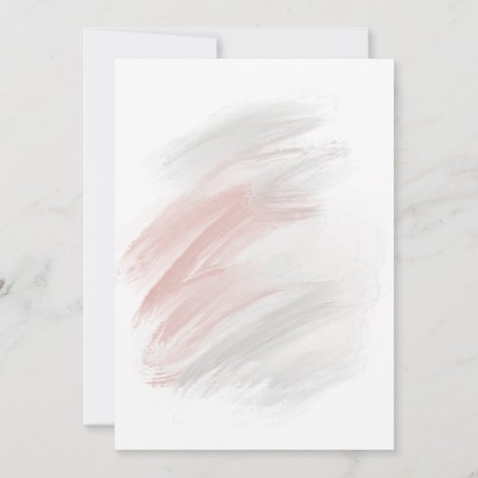 Frau Travel Bridal Duwer Einladung (Rückseite)