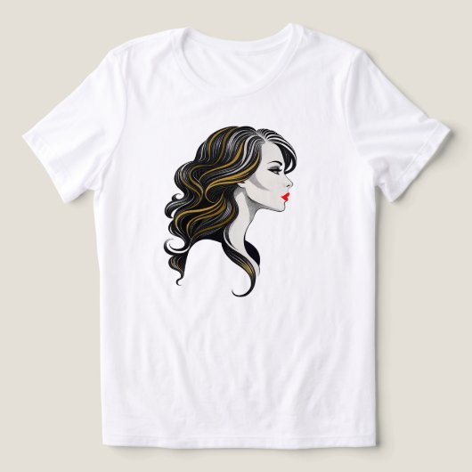 Frau Tri-Blend Shirt (Design Vorderseite)
