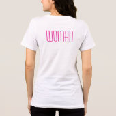 Frau Tri-Blend Shirt (Rückseite)