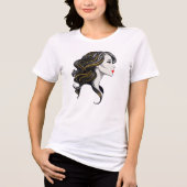 Frau Tri-Blend Shirt (Vorderseite)