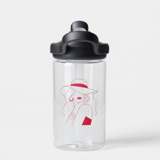 Frau Trinkflasche (Rückseite)