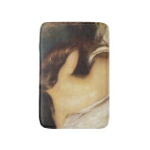 Frau trocknet ihr Haar (von Joseph DeCamp) Badematte (Vorderseite Vertikal)