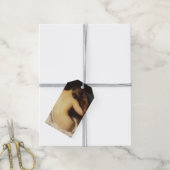 Frau trocknet ihr Haar (von Joseph DeCamp) Geschenkanhänger (Mit Garn)