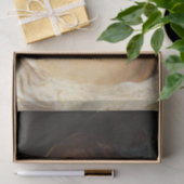 Frau trocknet ihr Haar (von Joseph DeCamp) Seidenpapier (Geschenk)